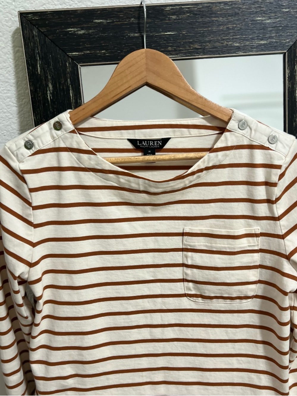 •LIKE NEW•RALPH LAUREN Stripe Top